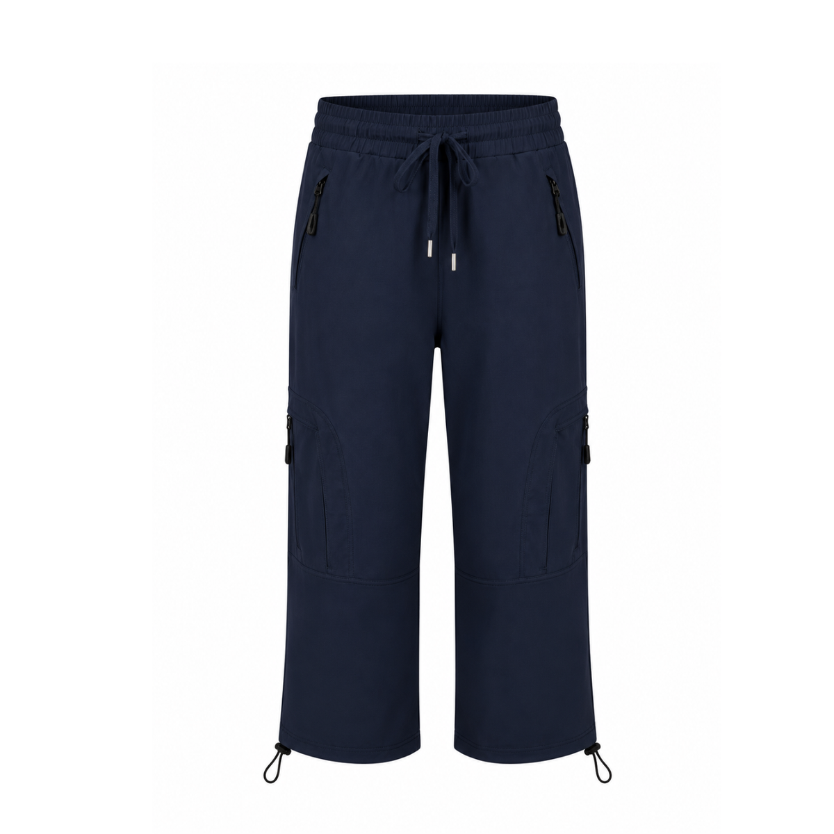 Dame Outdoor Capri – Åndbare Stretch Vandrebukser med Lynlåslommer