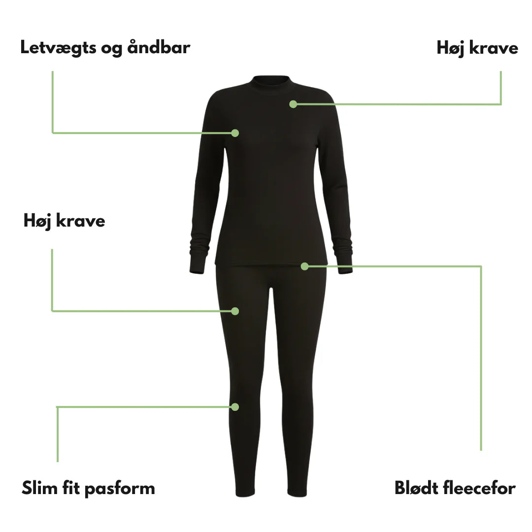 Termosett – Fleeceforet – Dame Sett