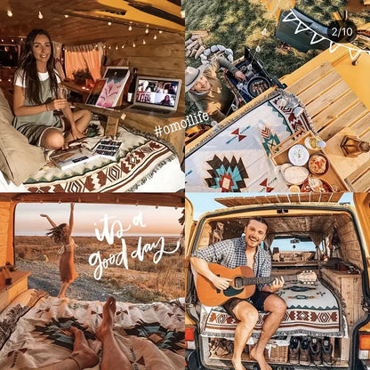 Picnictæppe - XL - Strand, Camping, Have