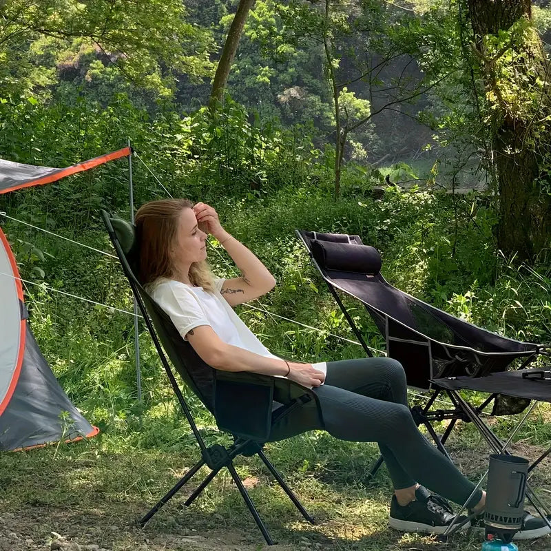 OutdoorHaven - Sammenklappelig Luksus-Campingstol