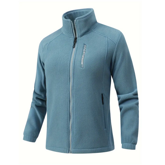 Dame outdoor fleecejakke – varm foret – efterår & vinter