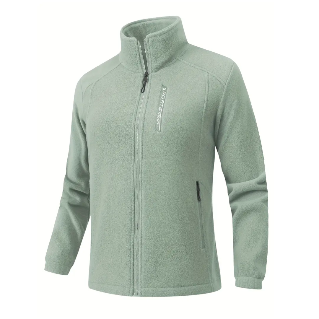 Dame outdoor fleecejakke – varm foret – efterår & vinter