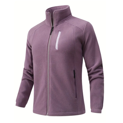 Dame outdoor fleecejakke – varm foret – efterår & vinter