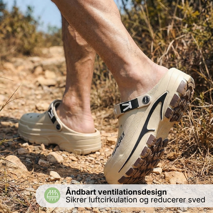 Herre Komfort Clogs – Skli-sikker Såle – Pustende Casual Design