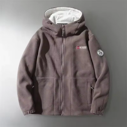 Polar Fleece Herrejakke - Vinter - Hette