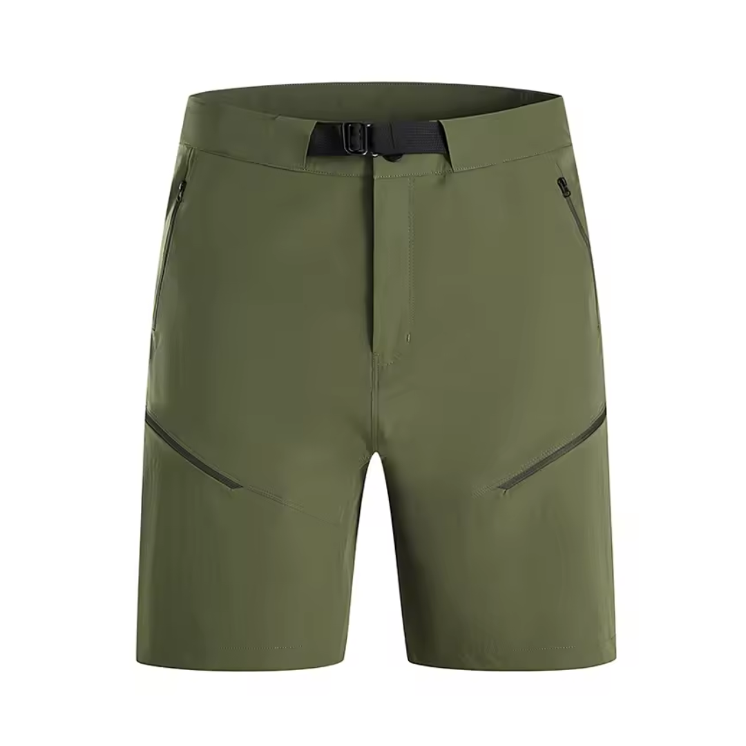 Herre Stretch Slim Fit Vandreshorts - Hurtigtørrende - Lynlåslommer