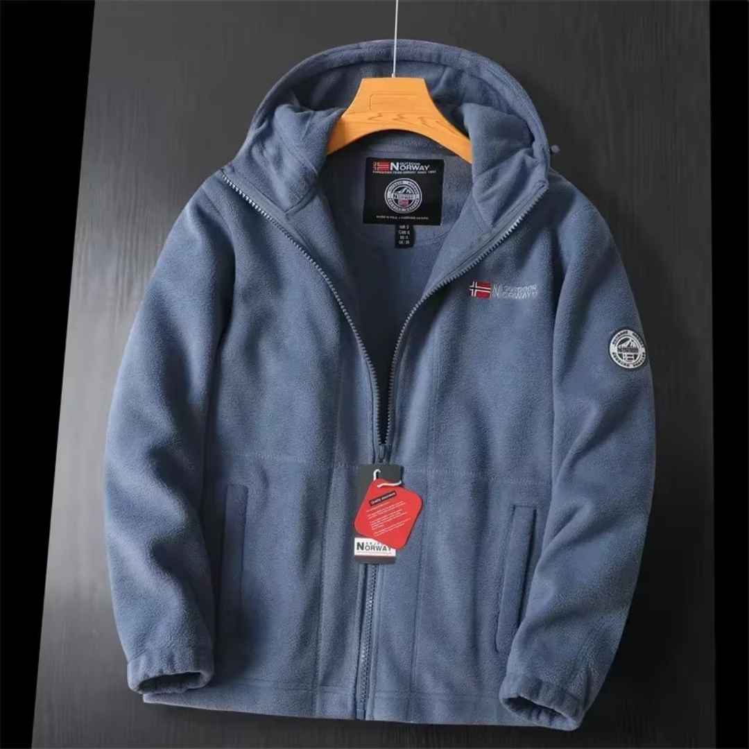 Polar Fleece Herrejakke - Vinter - Hette