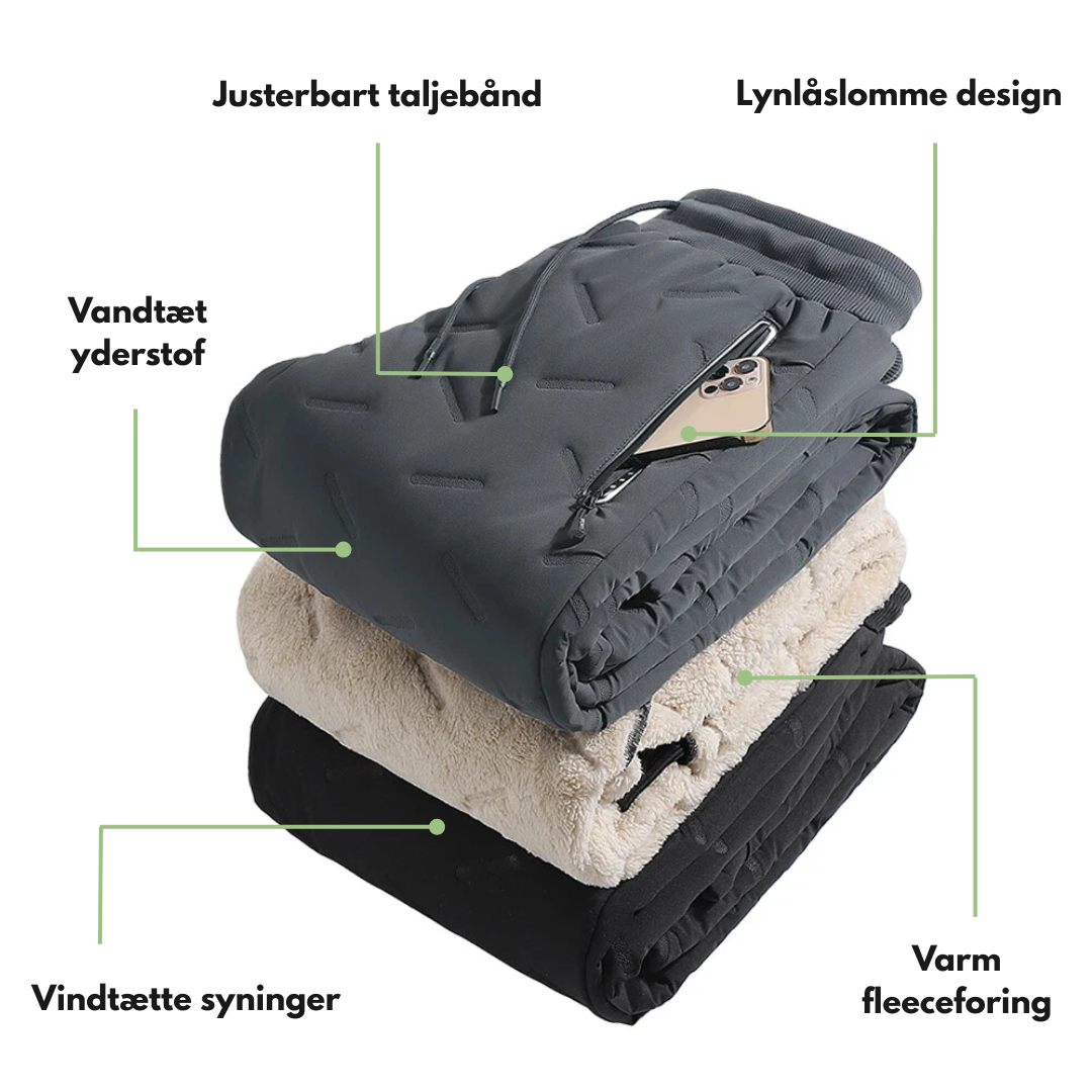 Herre Termo Joggebukser – Foret & Vanntett – Vinter