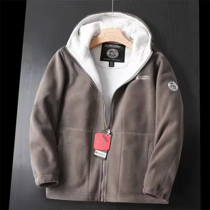 Polar Fleece Herrejakke - Vinter - Hette