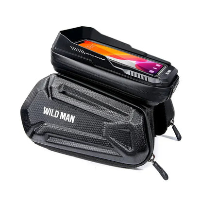 OutdoorHaven - 3-i-1 cykeltaske - Telefonholder