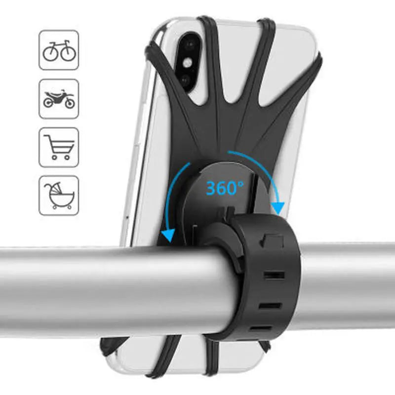 OutdoorHaven - Stabil 360° Sykkeltelefonholder