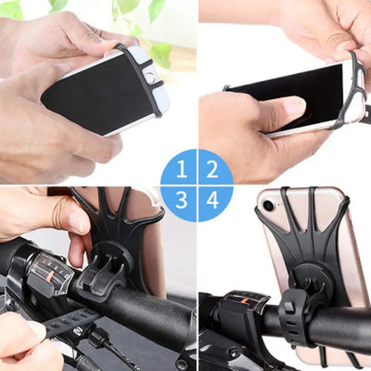 OutdoorHaven - Stabil 360° Sykkeltelefonholder