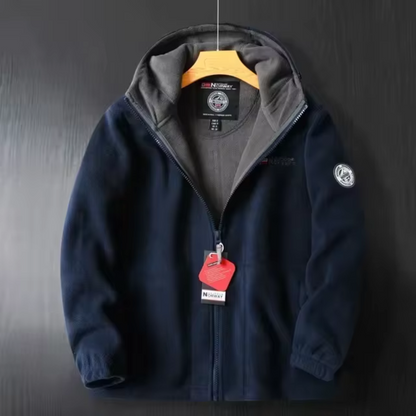Polar Fleece Herrejakke - Vinter - Hette