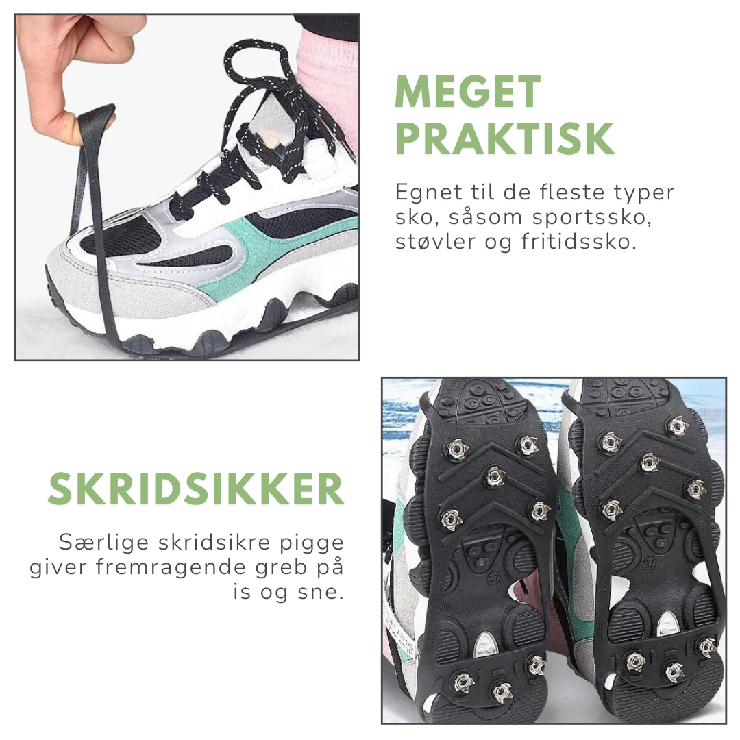 Antiskli Sko Pigger – 8 Tenner – Is & Snøgrep
