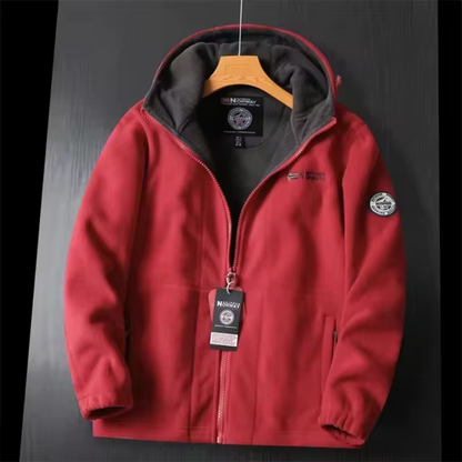 Polar Fleece Herrejakke - Vinter - Hette