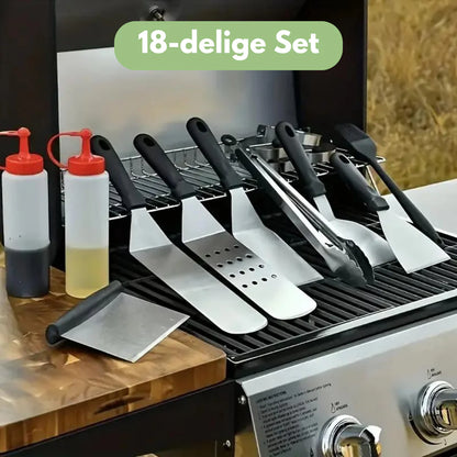 18-delt BBQ-sæt – Grillen