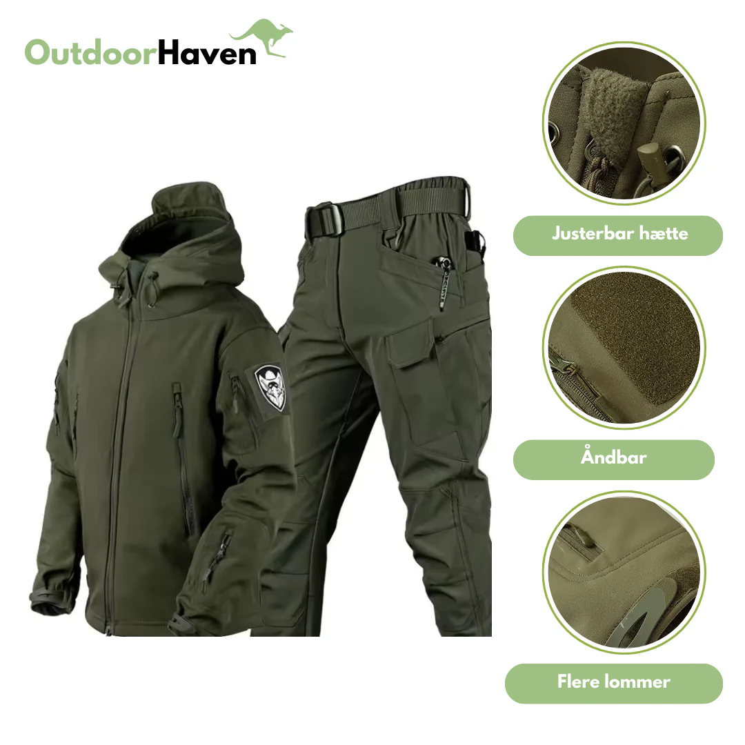 Militært taktisk sett – Jakke & Bukser – Softshell