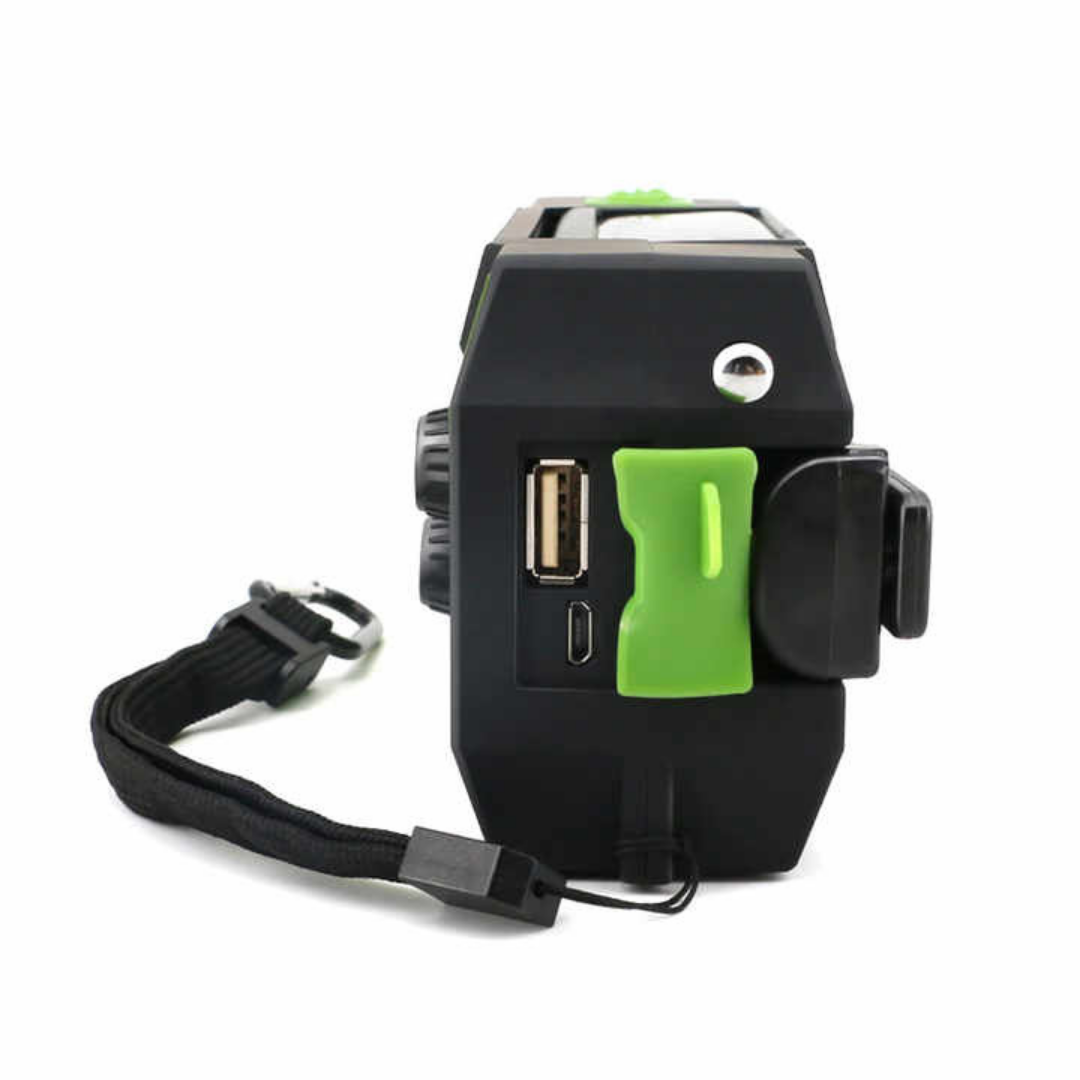 Nødradio – Alt-i-ett & Solenergi – 4000mAh Batteri