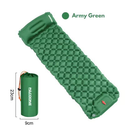 Udendørs nylon-soveunderlag - camping - indbygget pumpe