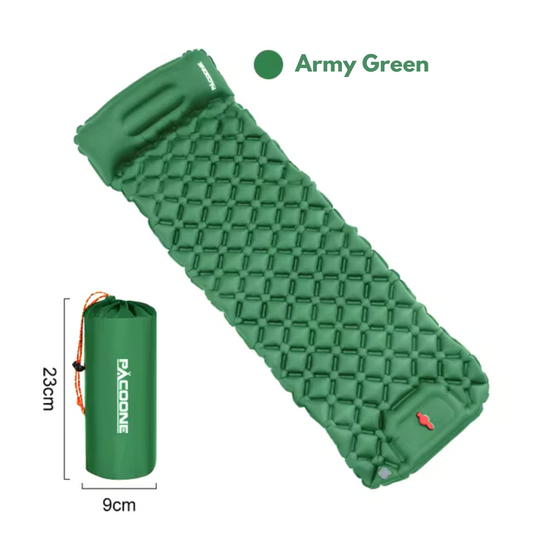Utendørs Nylon Sovematte - Camping - innebygd pumpe
