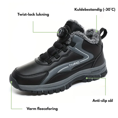 Herre Vinter Outdoor Sko – Fleeceforet – Skli-sikker Såle