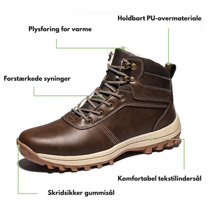 Herre Vinter Vandresko – Plysjforet – Vanntett