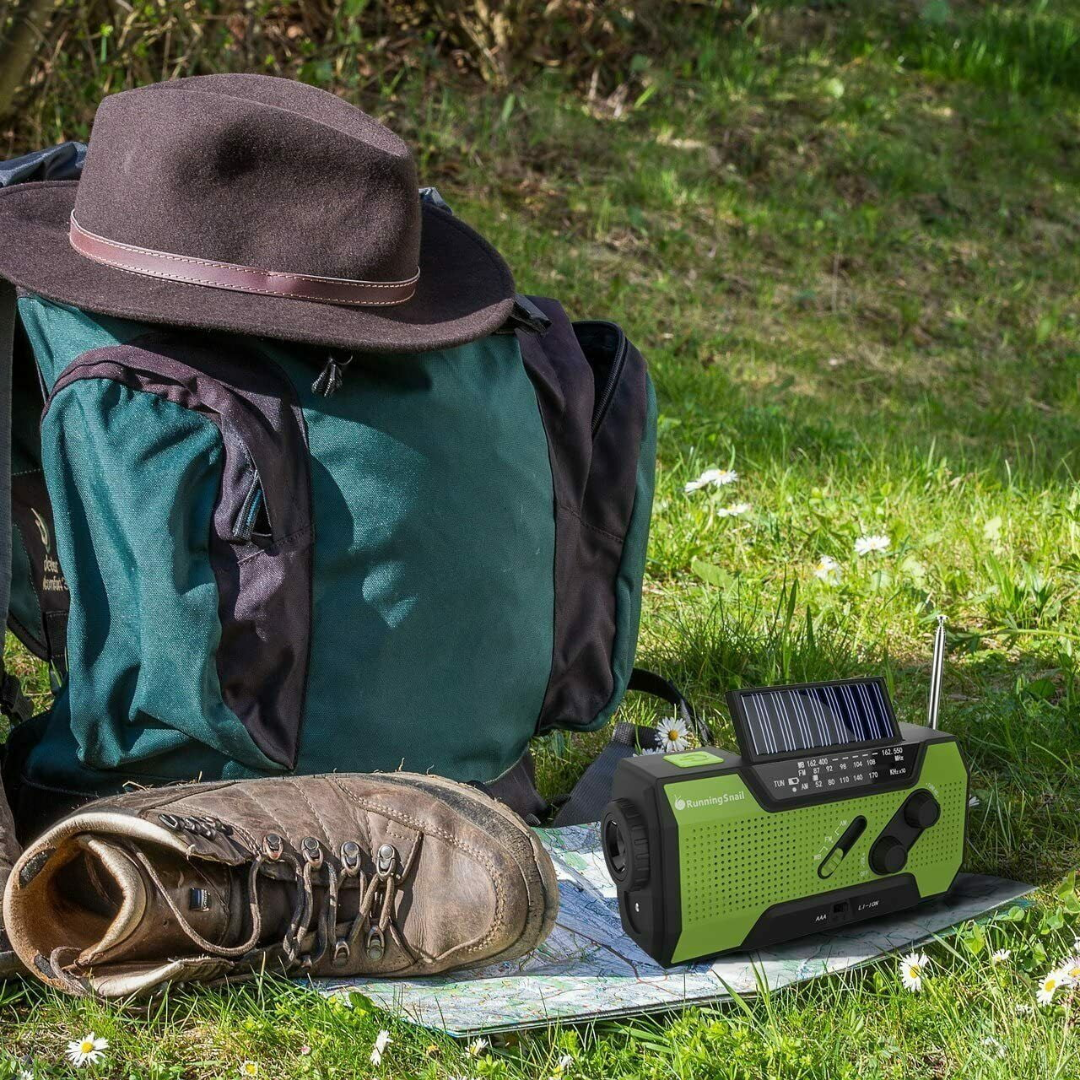 Nødradio – Alt-i-ett & Solenergi – 4000mAh Batteri