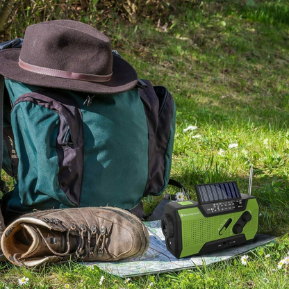 Nødradio – Alt-i-ett & Solenergi – 4000mAh Batteri