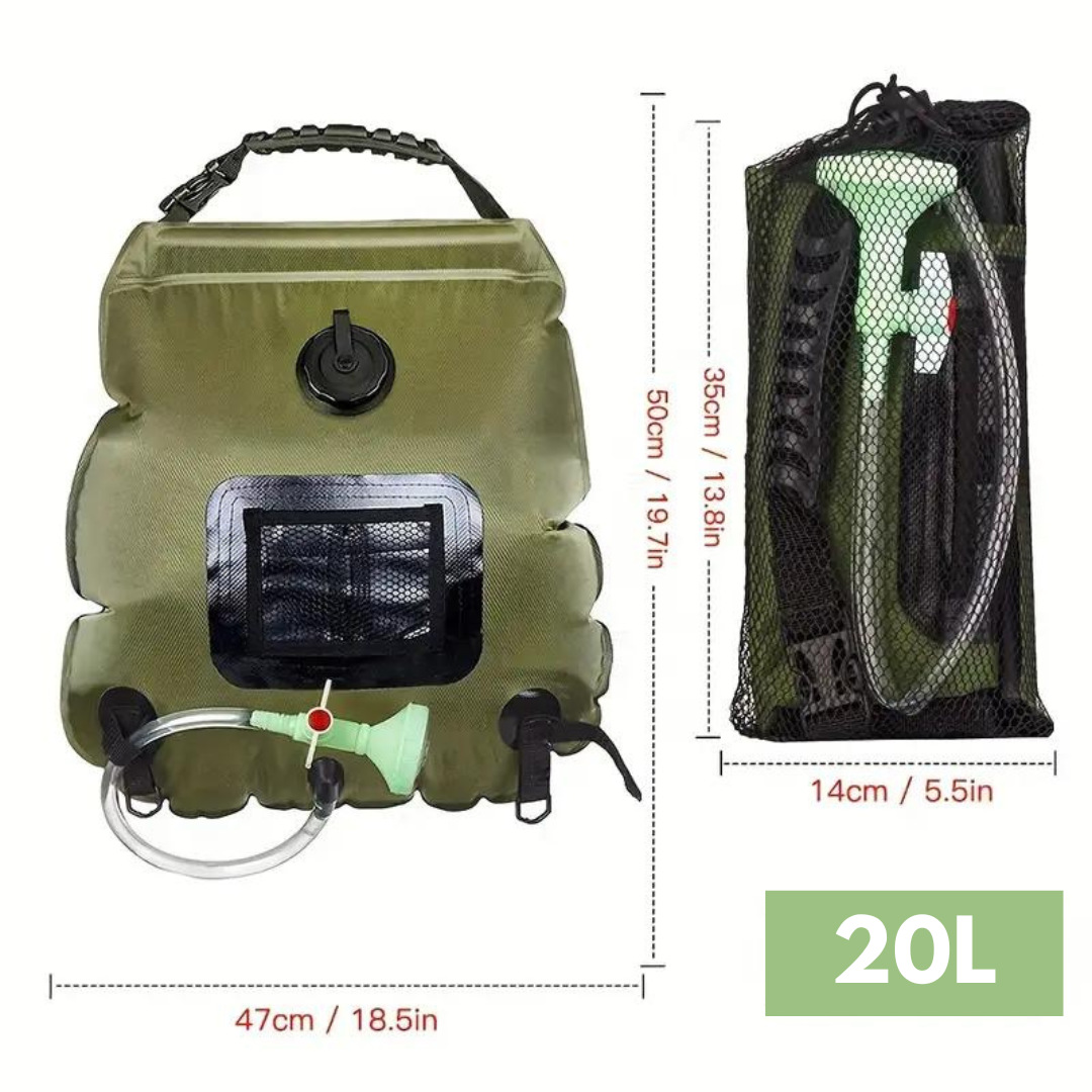 Campingdusj - 20L - Oppvarmet