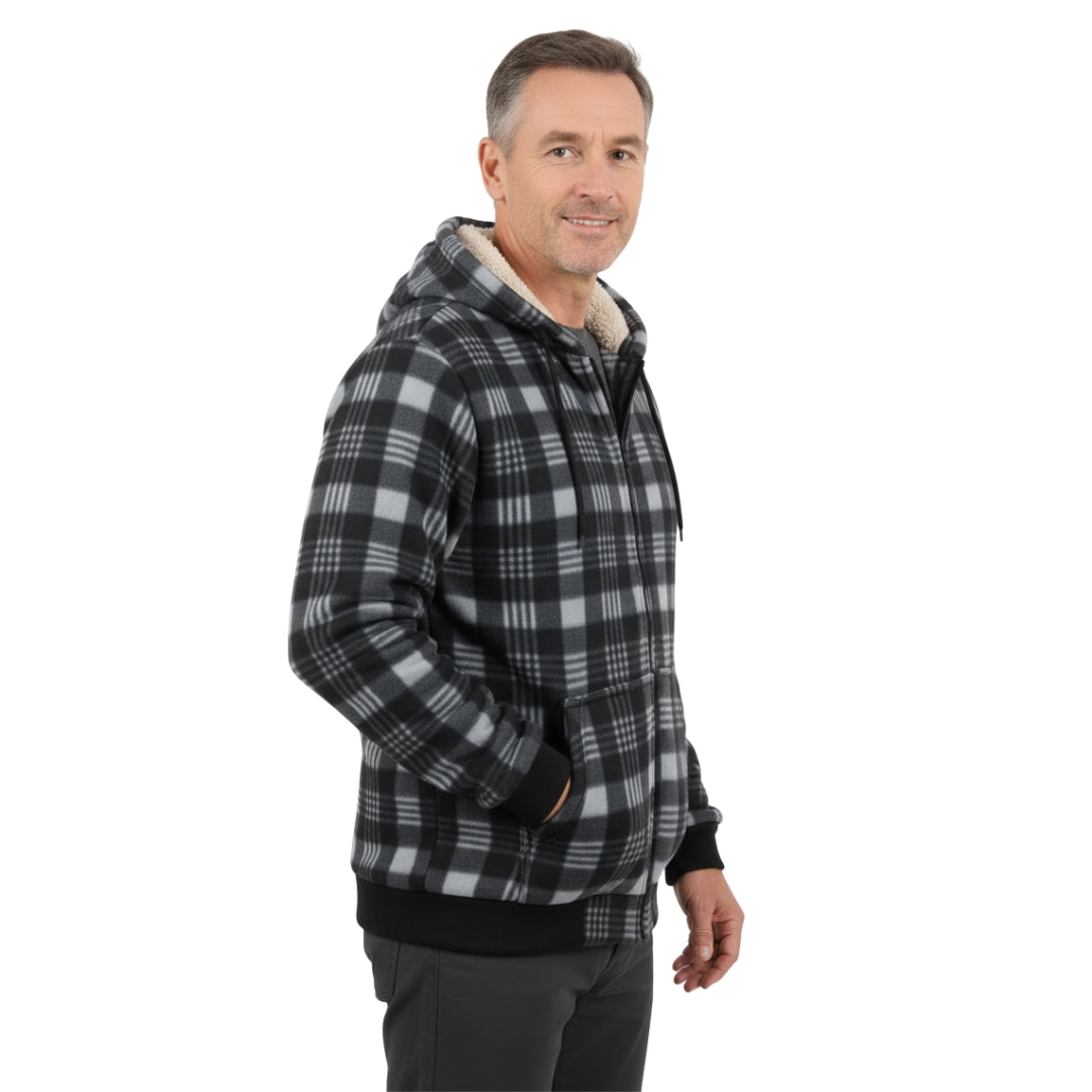 Fleece Hoodie – Sherpa Fôret – Vinterjakke