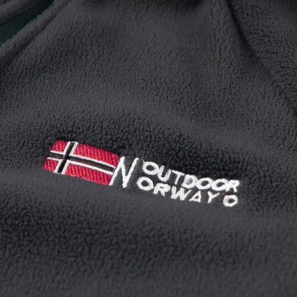 Termisk Fleecevest til Herrer – Halvglidelås & Pustende – Vinter