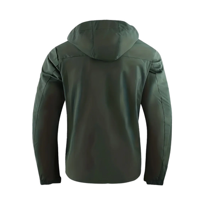 Herre softshell outdoorjakke – vindtett & vanntett – høst