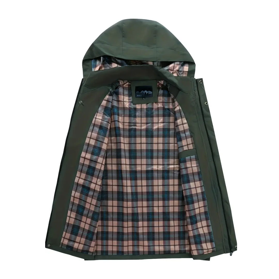Herre softshell outdoorjakke – vindtett & vanntett – høst