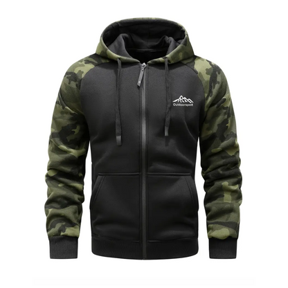 Herre Camo Fleece Hettegenser – Varm & Komfortabel – Vinter & Høst