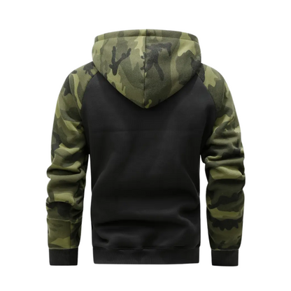 Herre Camo Fleece Hettegenser – Varm & Komfortabel – Vinter & Høst
