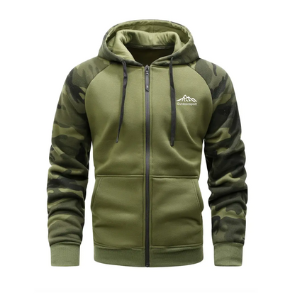 Herre Camo Fleece Hettegenser – Varm & Komfortabel – Vinter & Høst