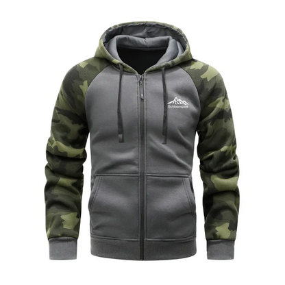 Herre Camo Fleece Hettegenser – Varm & Komfortabel – Vinter & Høst