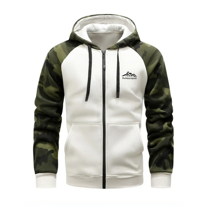 Herre Camo Fleece Hettegenser – Varm & Komfortabel – Vinter & Høst