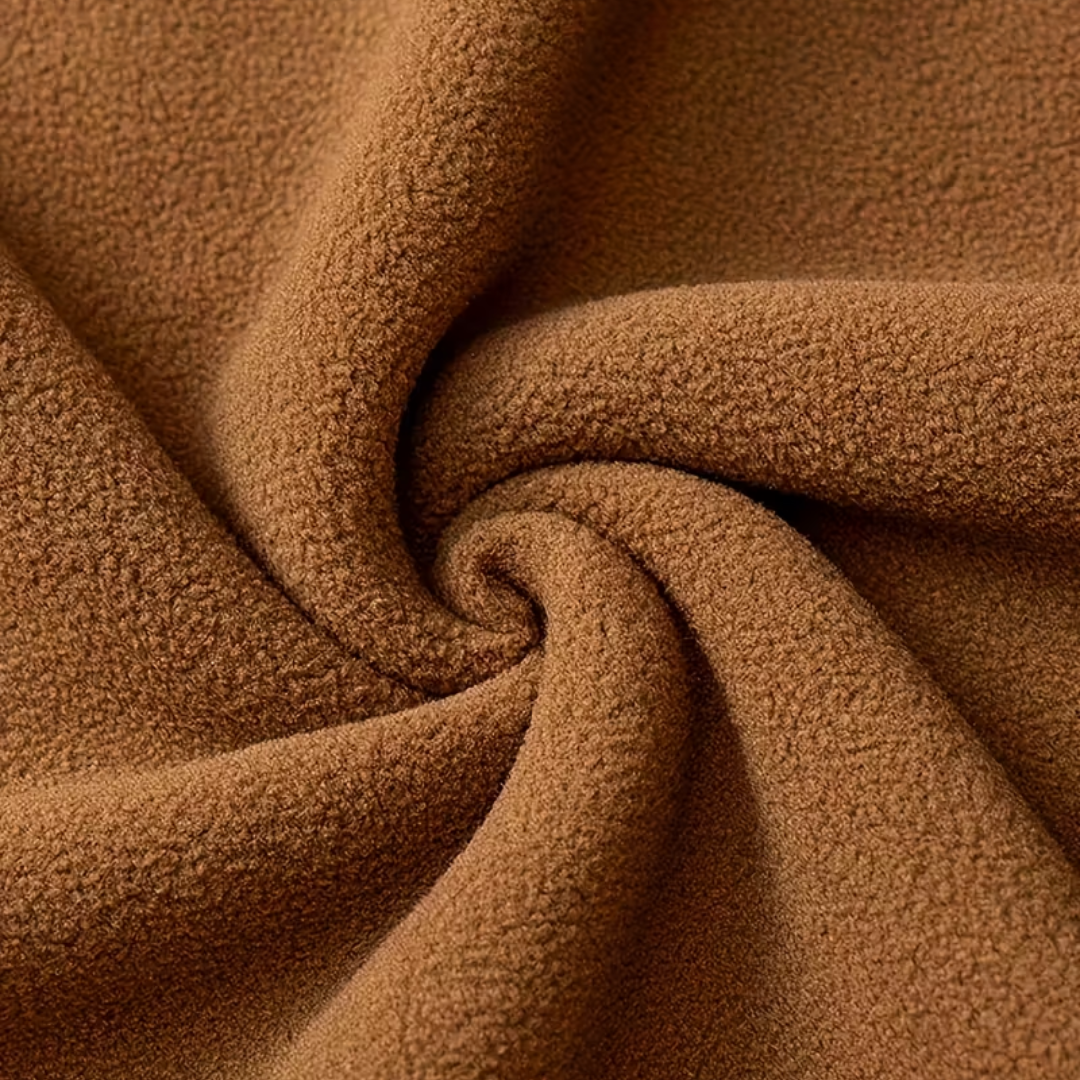 Herre Vinterjakke – Fleece – Full Glidelås med Hetta