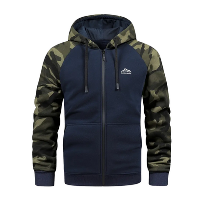 Herre Camo Fleece Hettegenser – Varm & Komfortabel – Vinter & Høst
