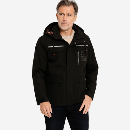 Herre softshell outdoorjakke – vindtett & vanntett – høst
