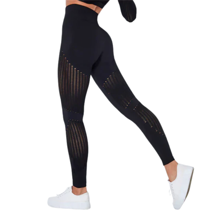 Dame kompressionsleggings – anti-cellulite – fitness