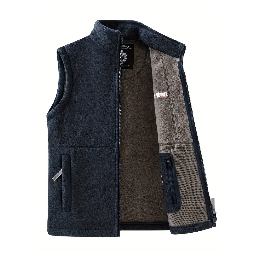Herre Fleece Outdoor Bodywarmer – Fôret – Høst/Vinter