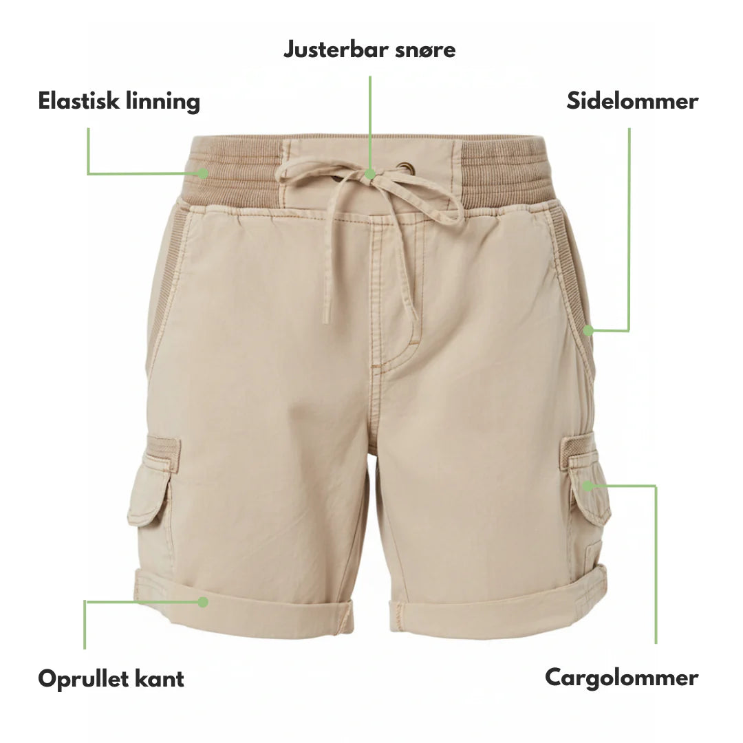 Dame Outdoor Shorts – Lettvekt & Komfortable – Flere Lommer