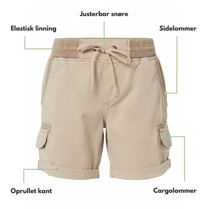 Dame Outdoor Shorts – Lettvekt & Komfortable – Flere Lommer