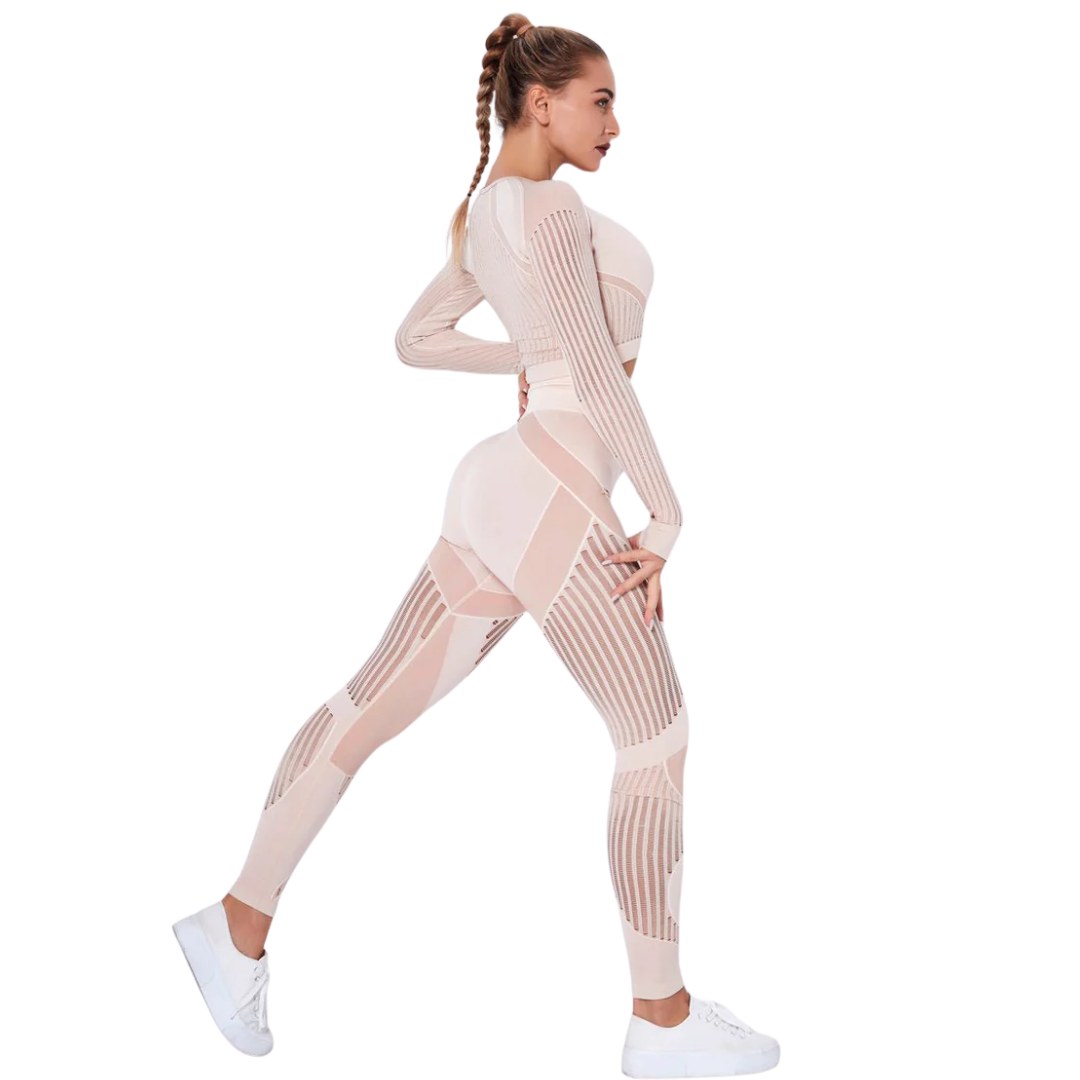 Dame kompressionsleggings – anti-cellulite – fitness
