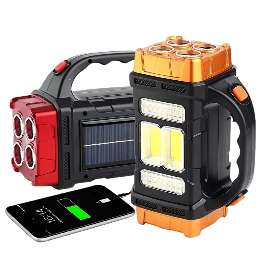 4-i-1 Nødlommelygte - Powerbank