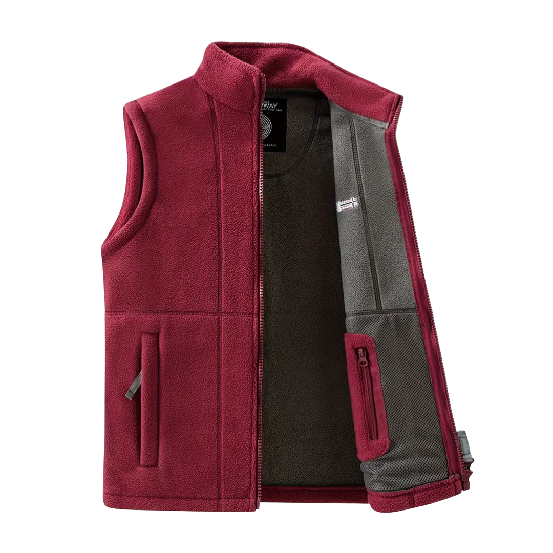 Herre Fleece Outdoor Bodywarmer – Fôret – Høst/Vinter
