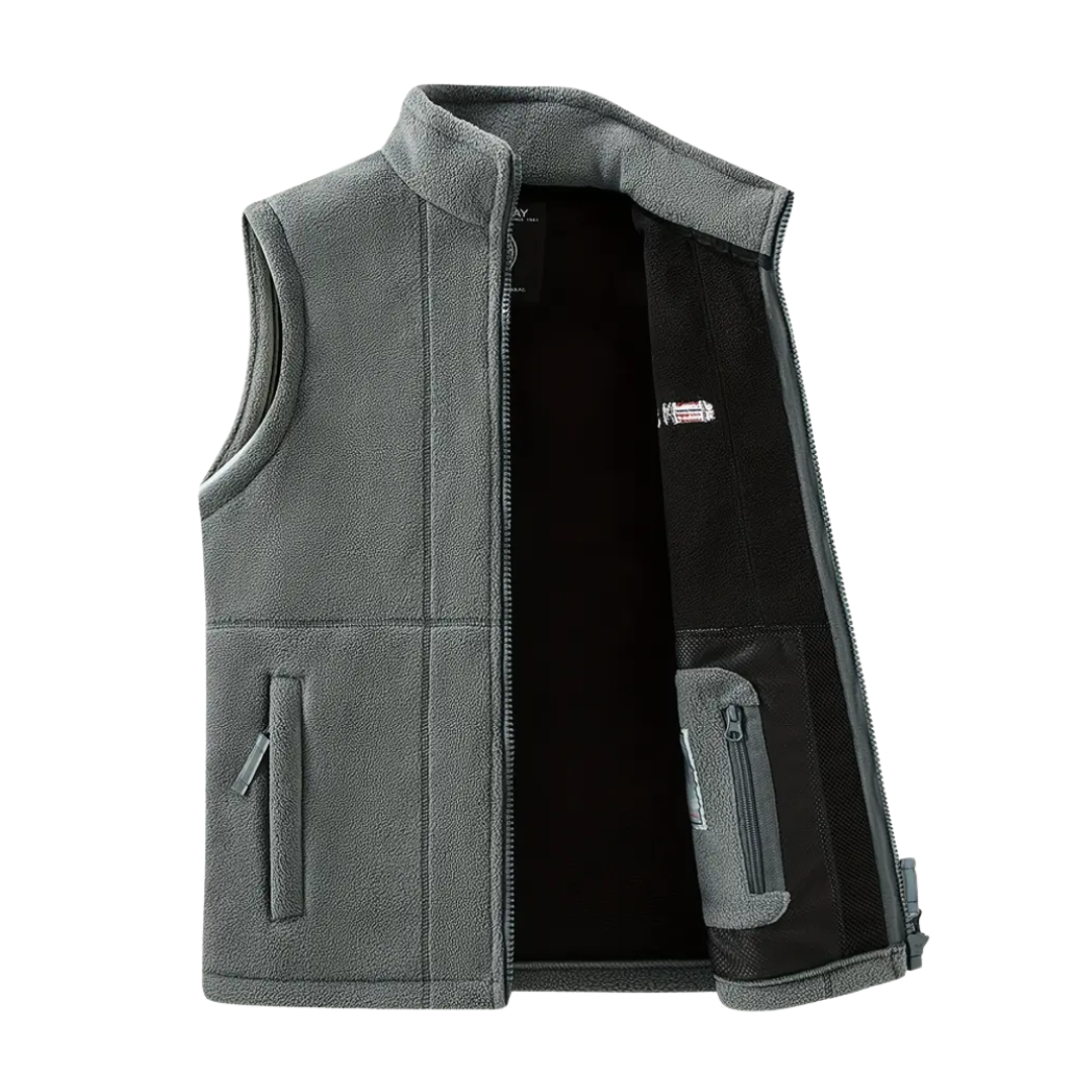 Herre Fleece Outdoor Bodywarmer – Fôret – Høst/Vinter