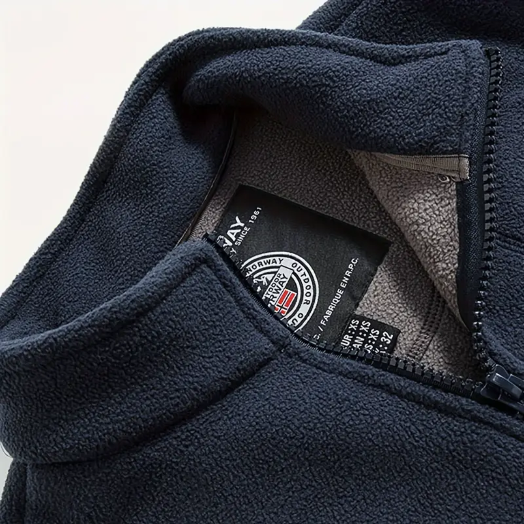 Herre Fleece Outdoor Bodywarmer – Fôret – Høst/Vinter